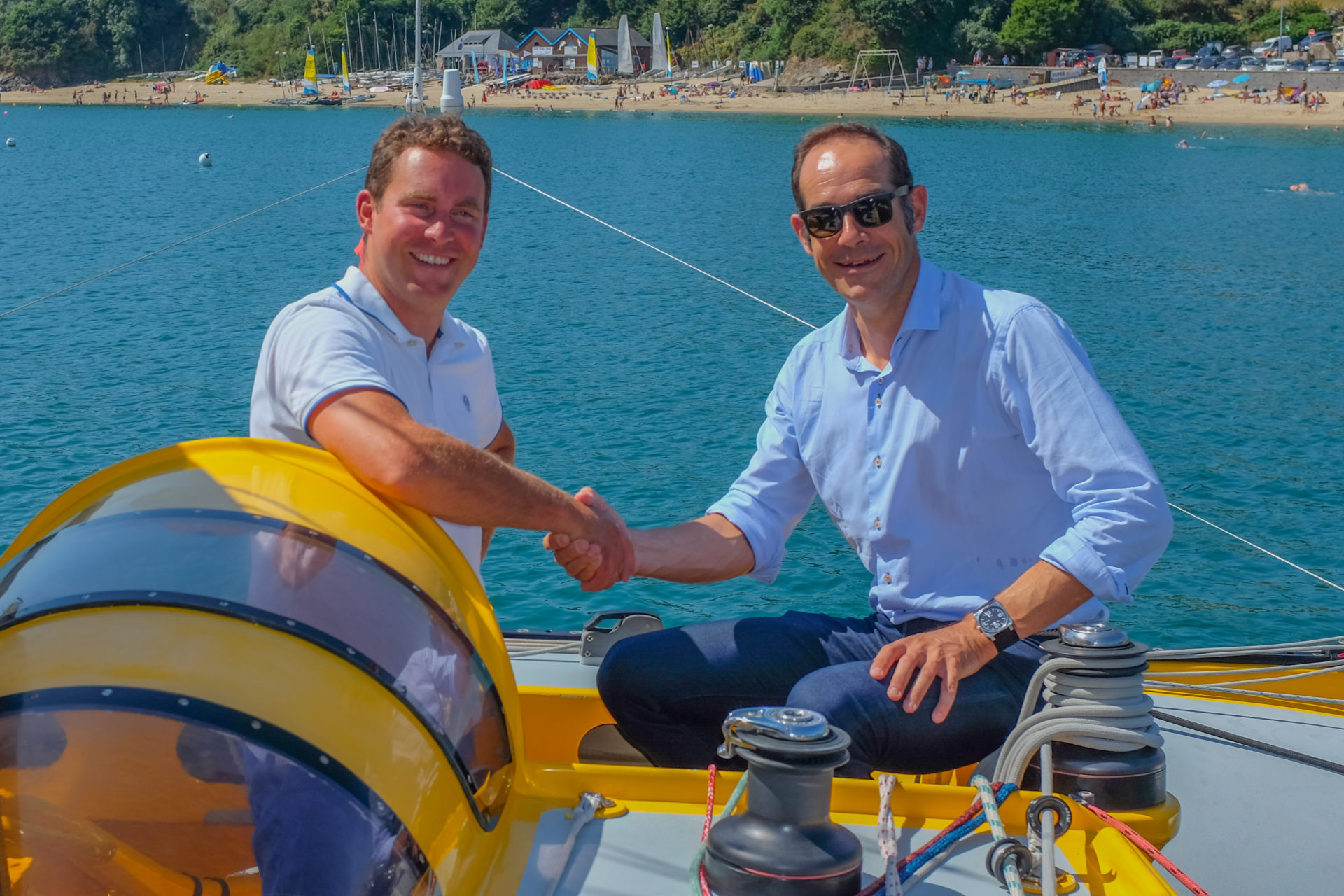 HEUX ASSURANCES partenaire de François CORRE pour le 40ème anniversaire de la Route du Rhum !